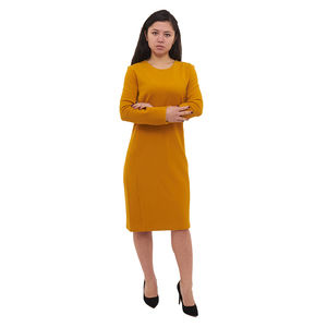 Chalayan Dress Women size L Dark Goldenrod